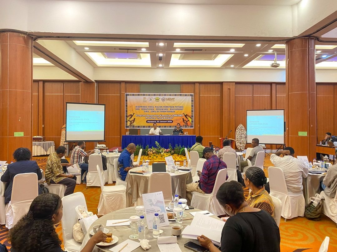 Diseminasi Hasil Kajian Pemetaan Potensi Organisasi Masyarakat Sipil di Tanah Papua (23 Januari 2026)
