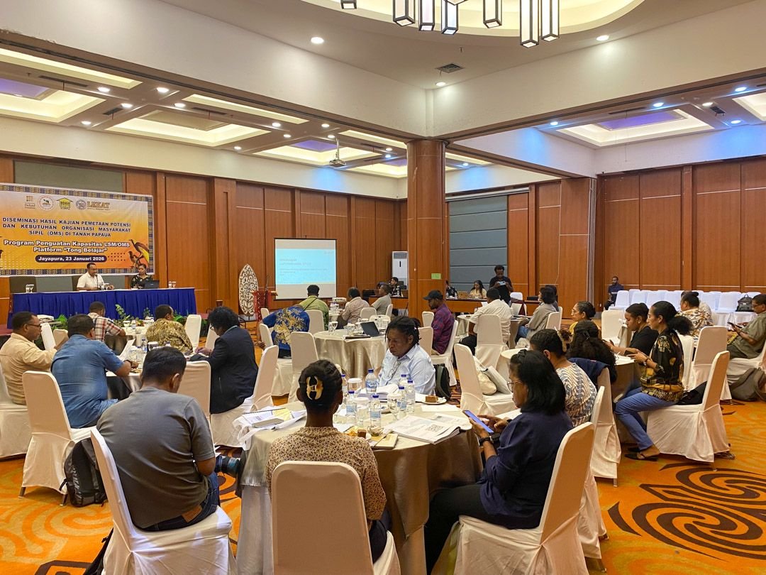 Diseminasi Hasil Kajian Pemetaan Potensi Organisasi Masyarakat Sipil di Tanah Papua (23 Januari 2026)