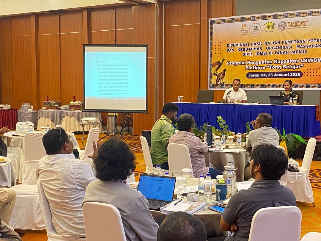 Diseminasi Hasil Kajian Pemetaan Potensi Organisasi Masyarakat Sipil di Tanah Papua (23 Januari 2026)