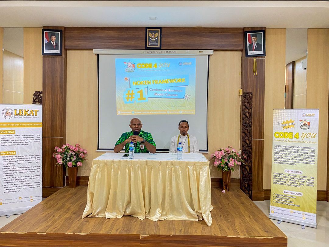 Code 4 You #1 Noken Framework:Business Model Canvas Kontekstual