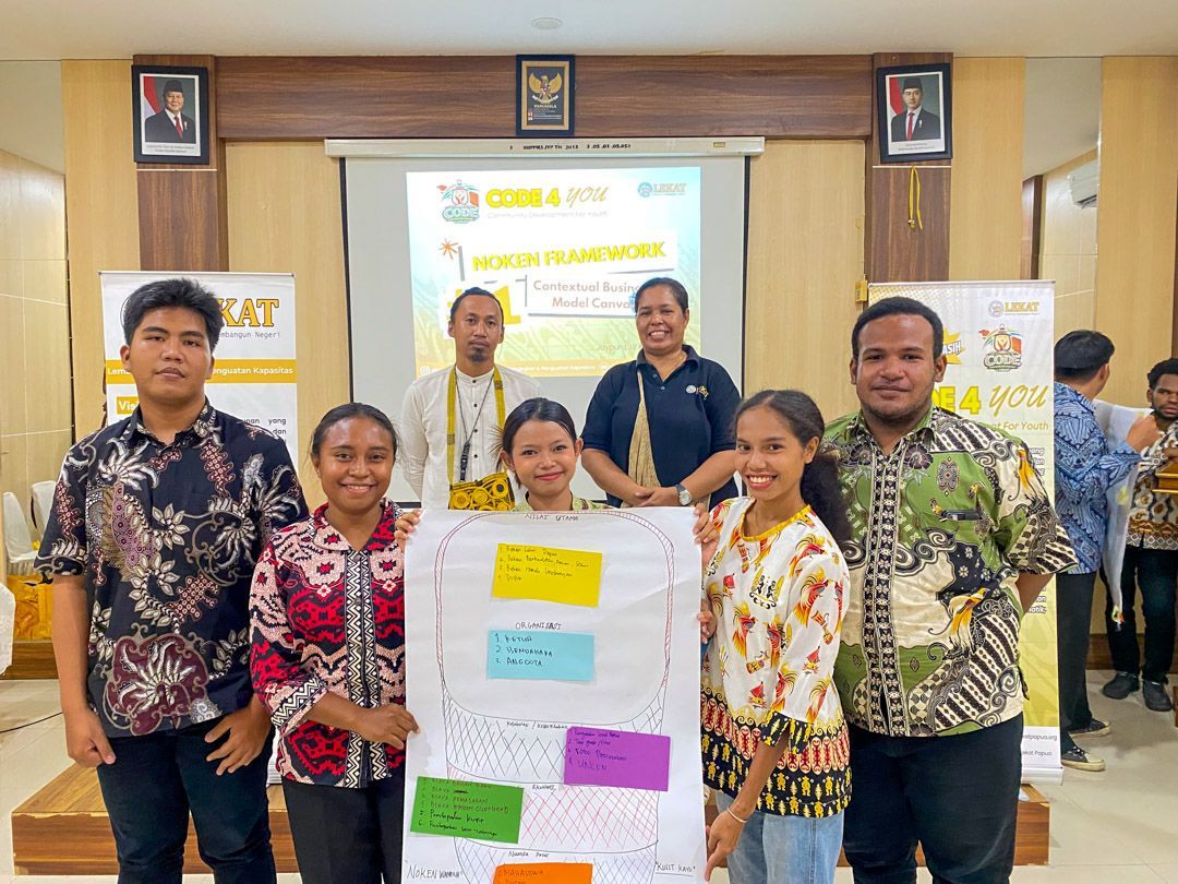 Code 4 You #1 Noken Framework:Business Model Canvas Kontekstual