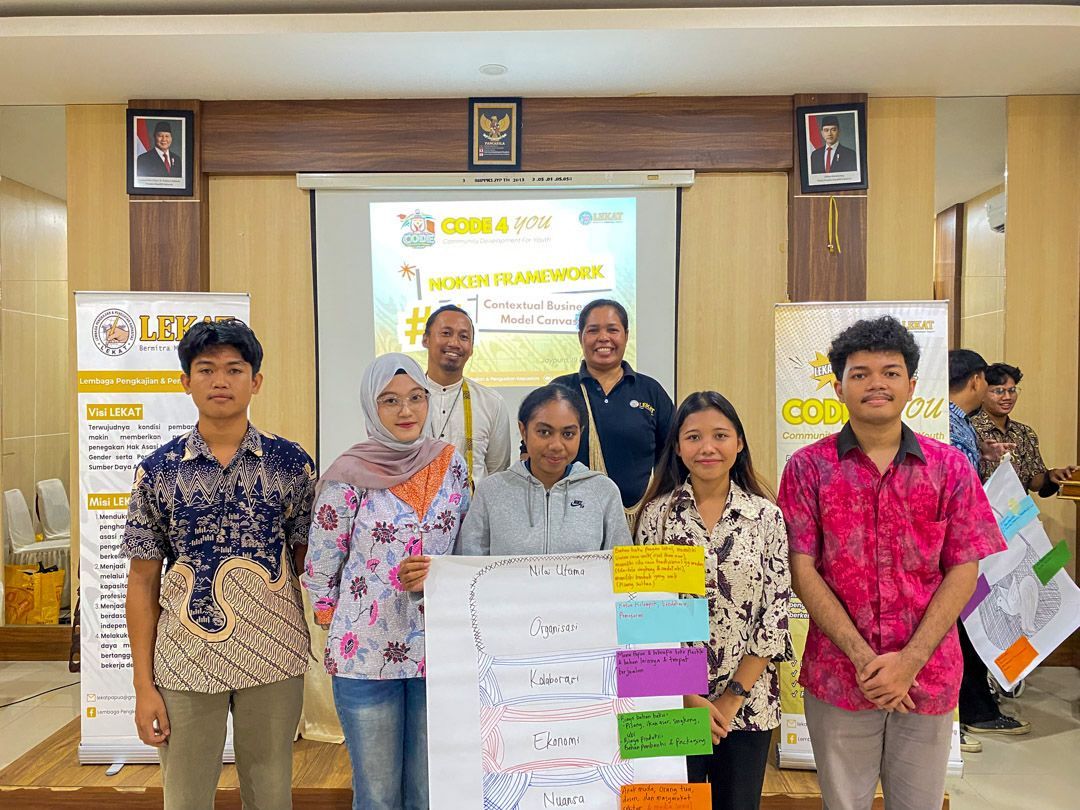 Code 4 You #1 Noken Framework:Business Model Canvas Kontekstual