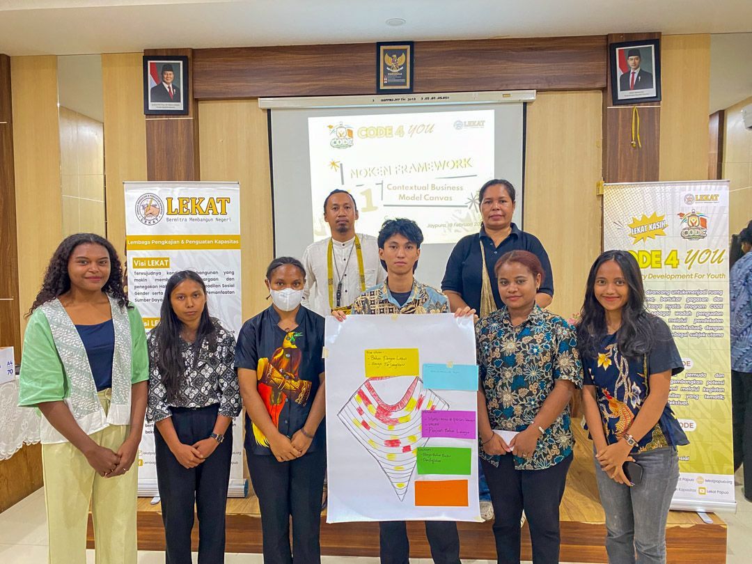 Code 4 You #1 Noken Framework:Business Model Canvas Kontekstual