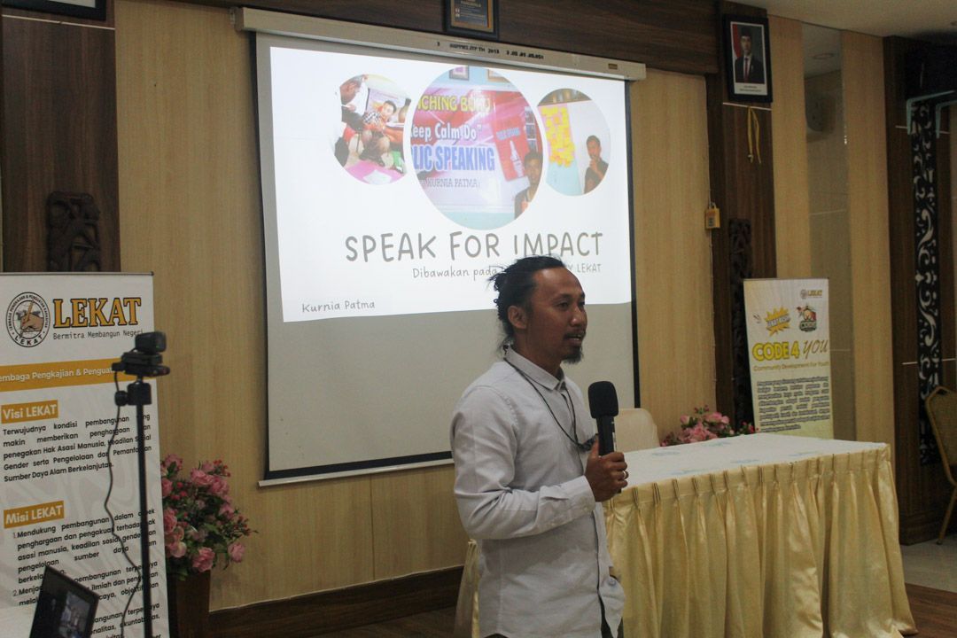 Code 4 You #2 Public Speaking Camp:Speak For Impact